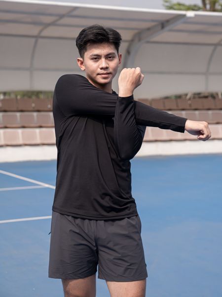 Áo thể thao nam tay dài ActiveFit A244