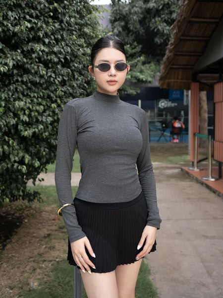 Áo giữ nhiệt nữ Reeta cổ leo A3213