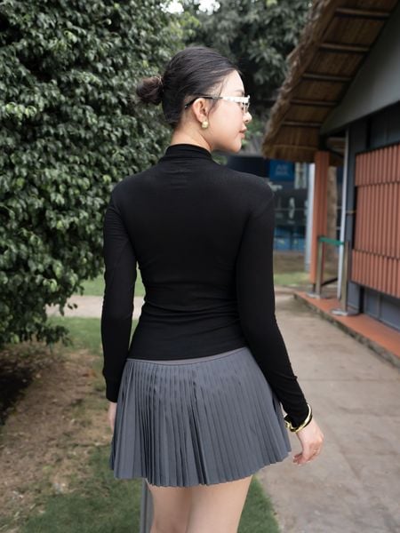 Áo giữ nhiệt nữ Reeta cổ leo A3213