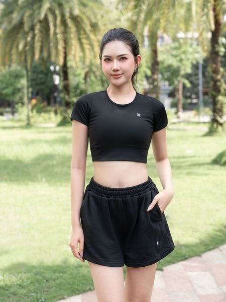 Quần short nữ vải nỉ chân cua cao cấp Reeta form rộng đơn giản trẻ trung - A259