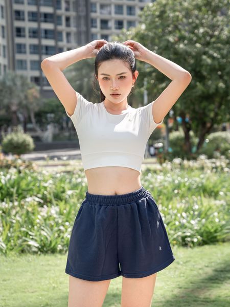 Quần short nữ vải nỉ chân cua cao cấp Reeta form rộng đơn giản trẻ trung - A259