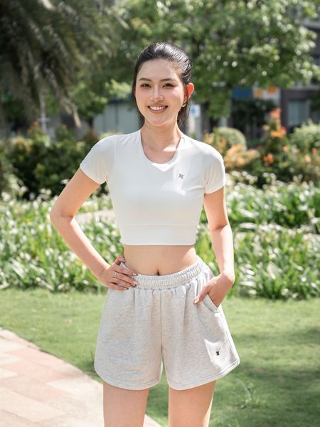 Quần short nữ vải nỉ chân cua cao cấp Reeta form rộng đơn giản trẻ trung - A259