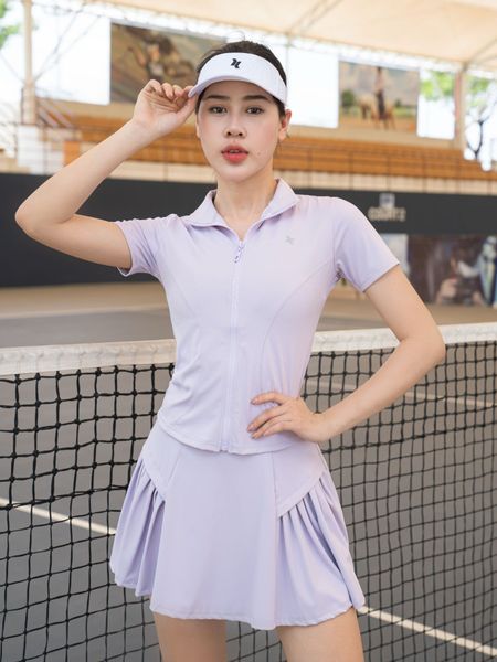Áo khoác ngắn tay dây kéo nữ Reeta A3098