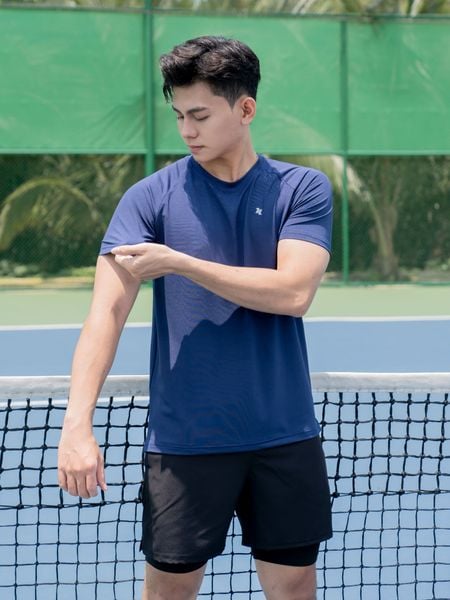 Áo thể thao nam cổ tròn A3110