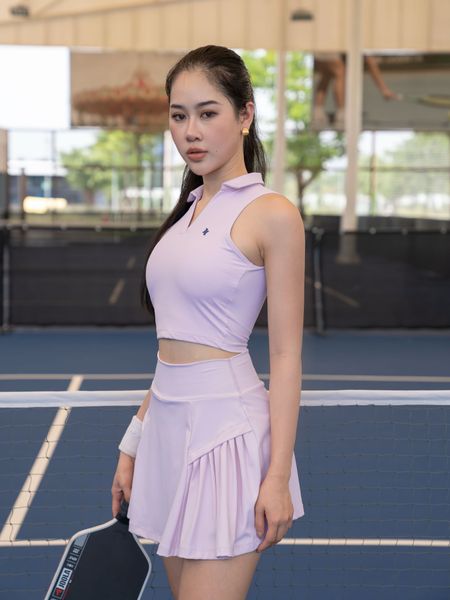 Áo croptop polo sát nách nữ Reeta A3051