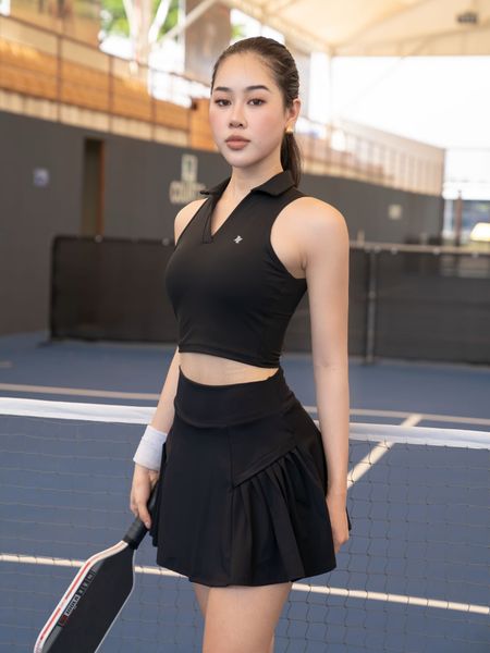 Áo croptop polo sát nách nữ Reeta A3051