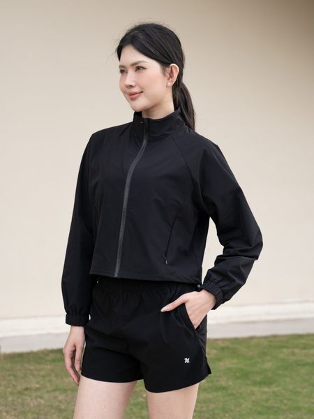Áo khoác thể thao nữ 2 lớp Croptop Fit Daily A231