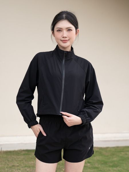 Áo khoác thể thao nữ 2 lớp Croptop Fit Daily A231