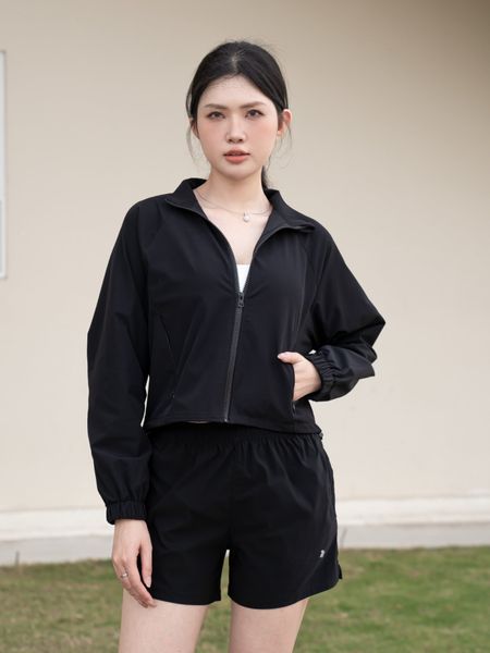 Áo khoác thể thao nữ 2 lớp Croptop Fit Daily A231