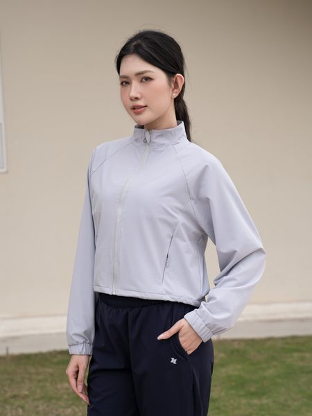 Áo khoác thể thao nữ 2 lớp Croptop Fit Daily A231