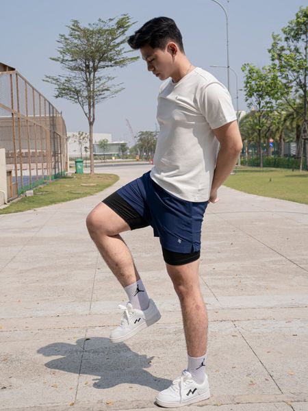 Quần short 2 lớp nam A059