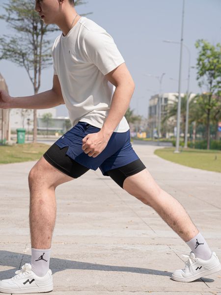 Quần short 2 lớp nam A059