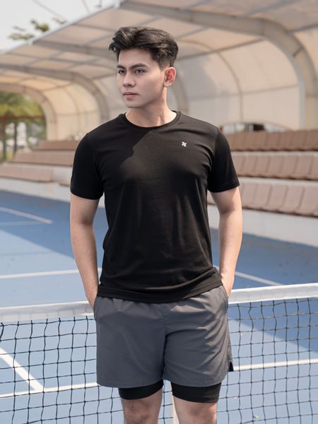 Quần short 2 lớp nam A059
