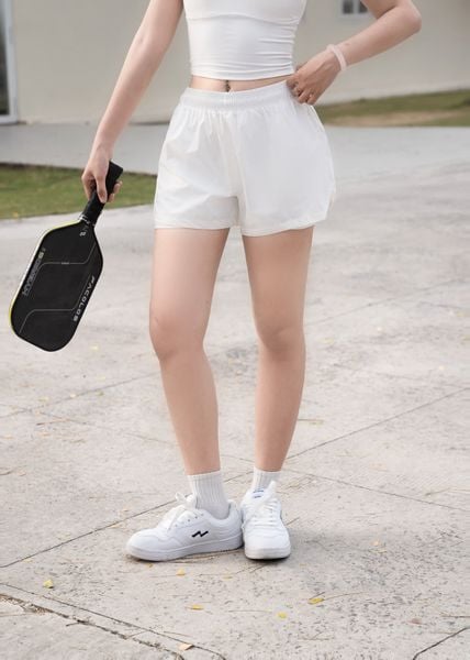 Quần đùi thể thao nữ 2 lớp Reeta active training shorts... A230