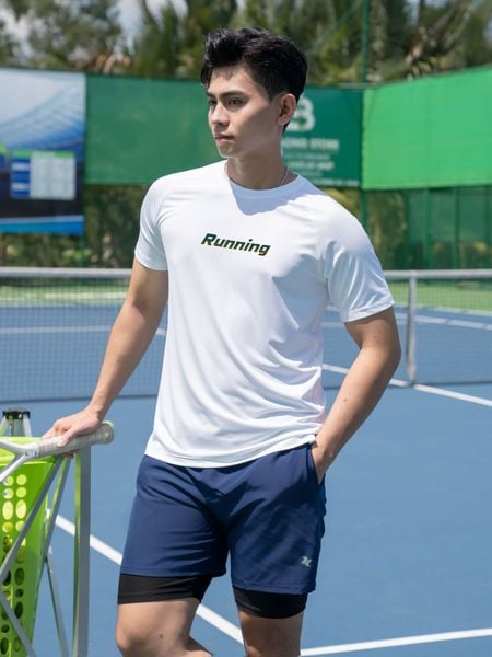 Áo thể thao nam cổ tròn Running A3109