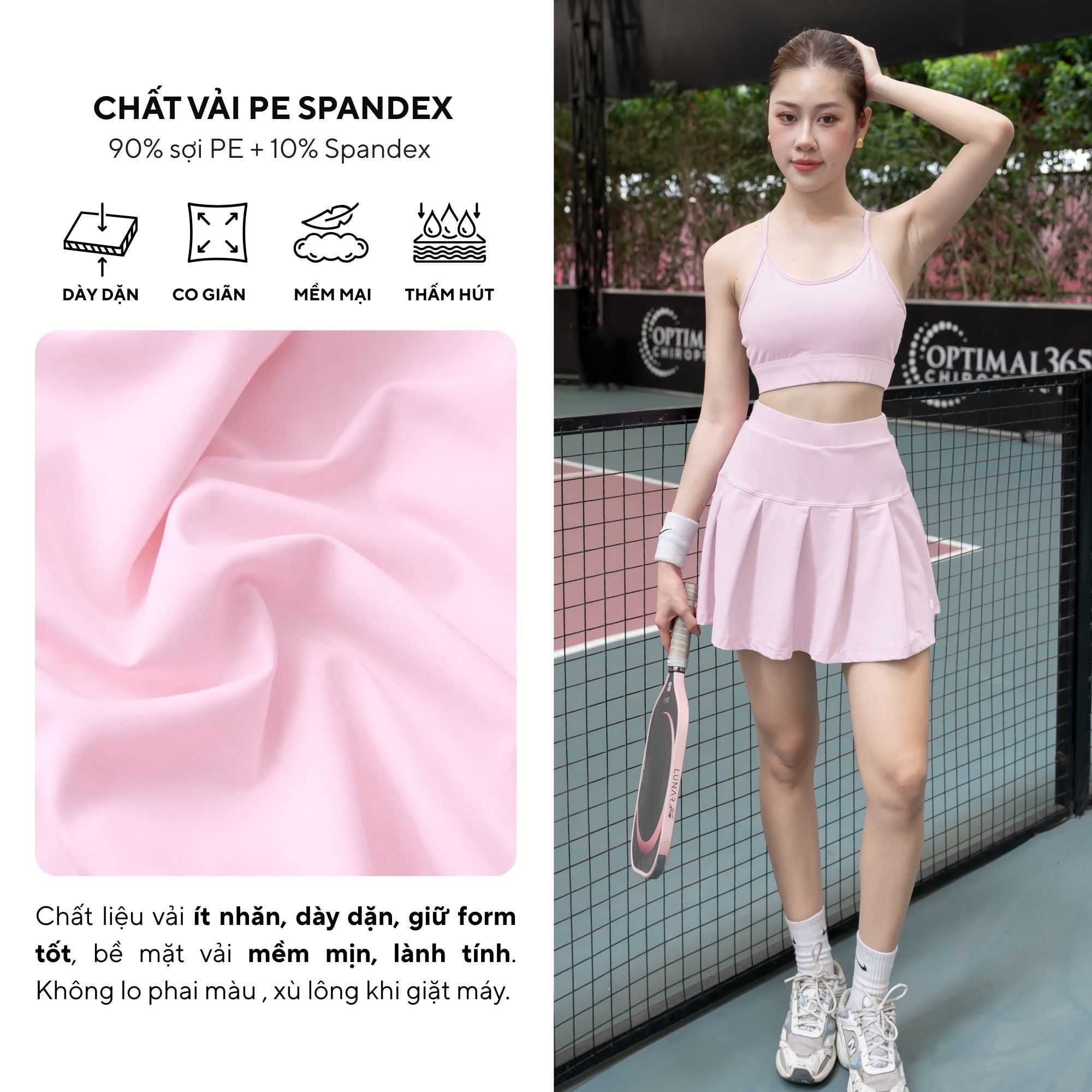 Chân váy xếp ly REETA A014