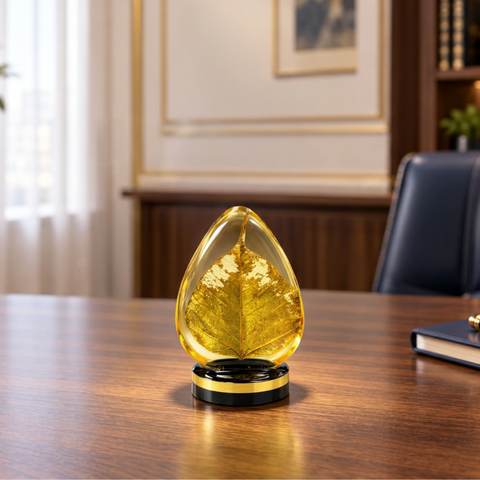 Lá bồ đề dát vàng 24K