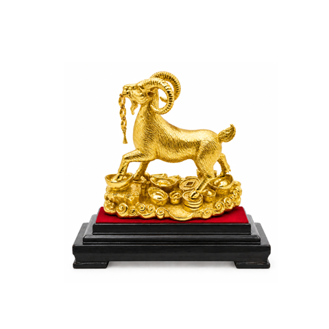 Tượng dê dát vàng 24K
