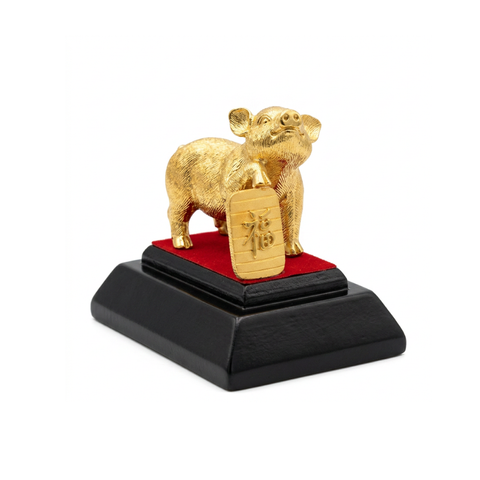 Tượng lợn dát vàng 24K
