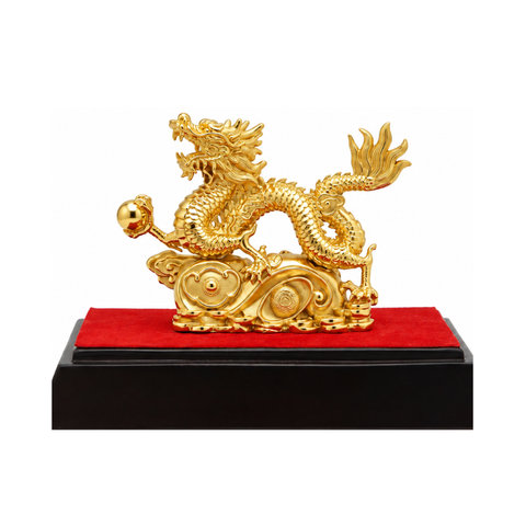 Tượng rồng dát vàng 24K