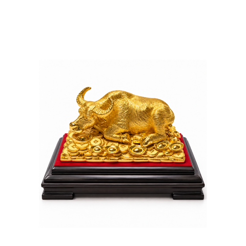 Tượng trâu dát vàng 24K