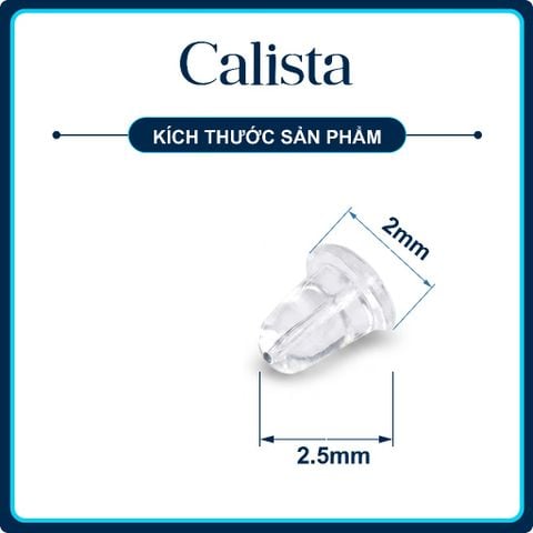(TẶNG KÈM KHUYÊN TAI) Chốt khuyên tai silicon, nút bông tai nhựa tiện dụng an toàn khi sử dụng