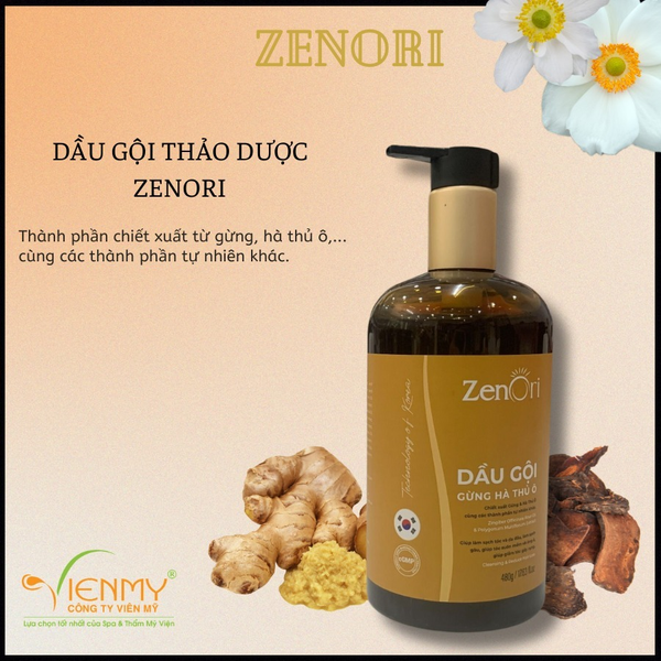  Dầu gội Gừng - Hà Thủ Ô ZENori 