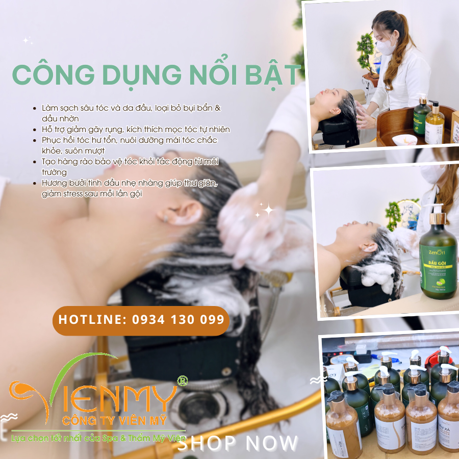  Dầu gội Tinh chất Bưởi Zenori 