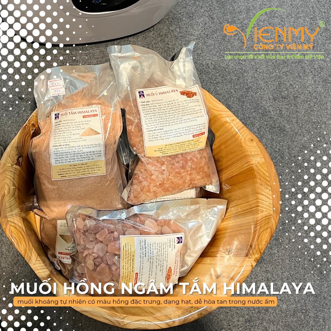  Muối hồng ngâm tắm Himalaya 