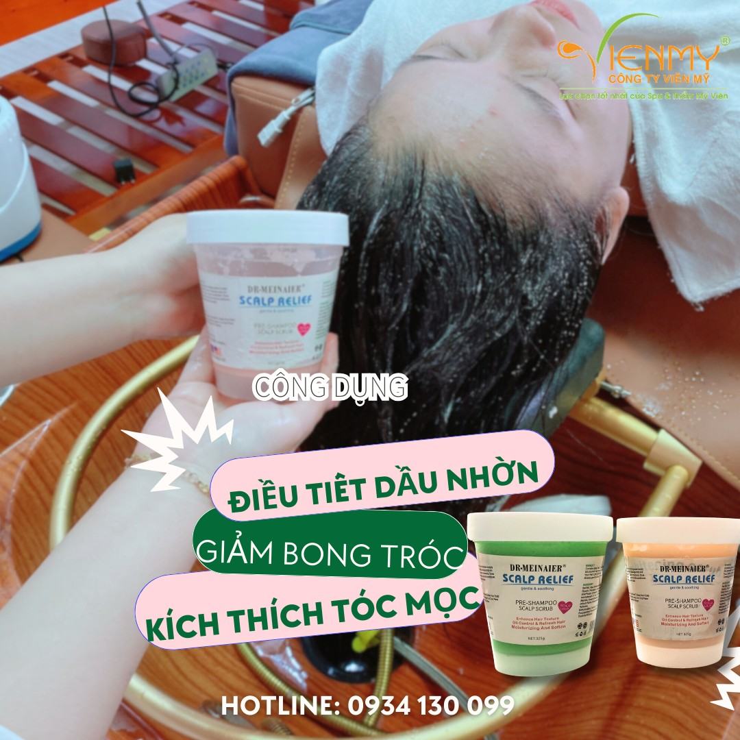  Muối tẩy tế bào chết da đầu Dr.Meinaier 