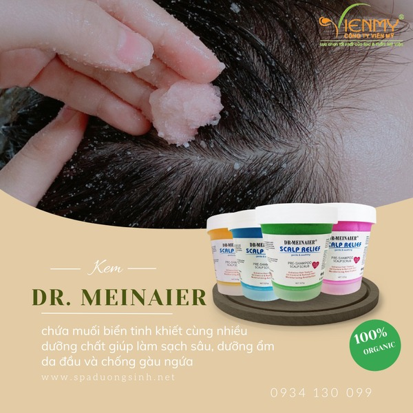  Muối tẩy tế bào chết da đầu Dr.Meinaier 