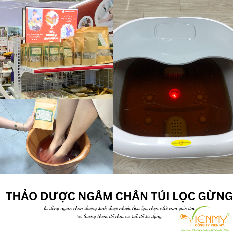  Thảo dược ngâm chân túi lọc Gừng 