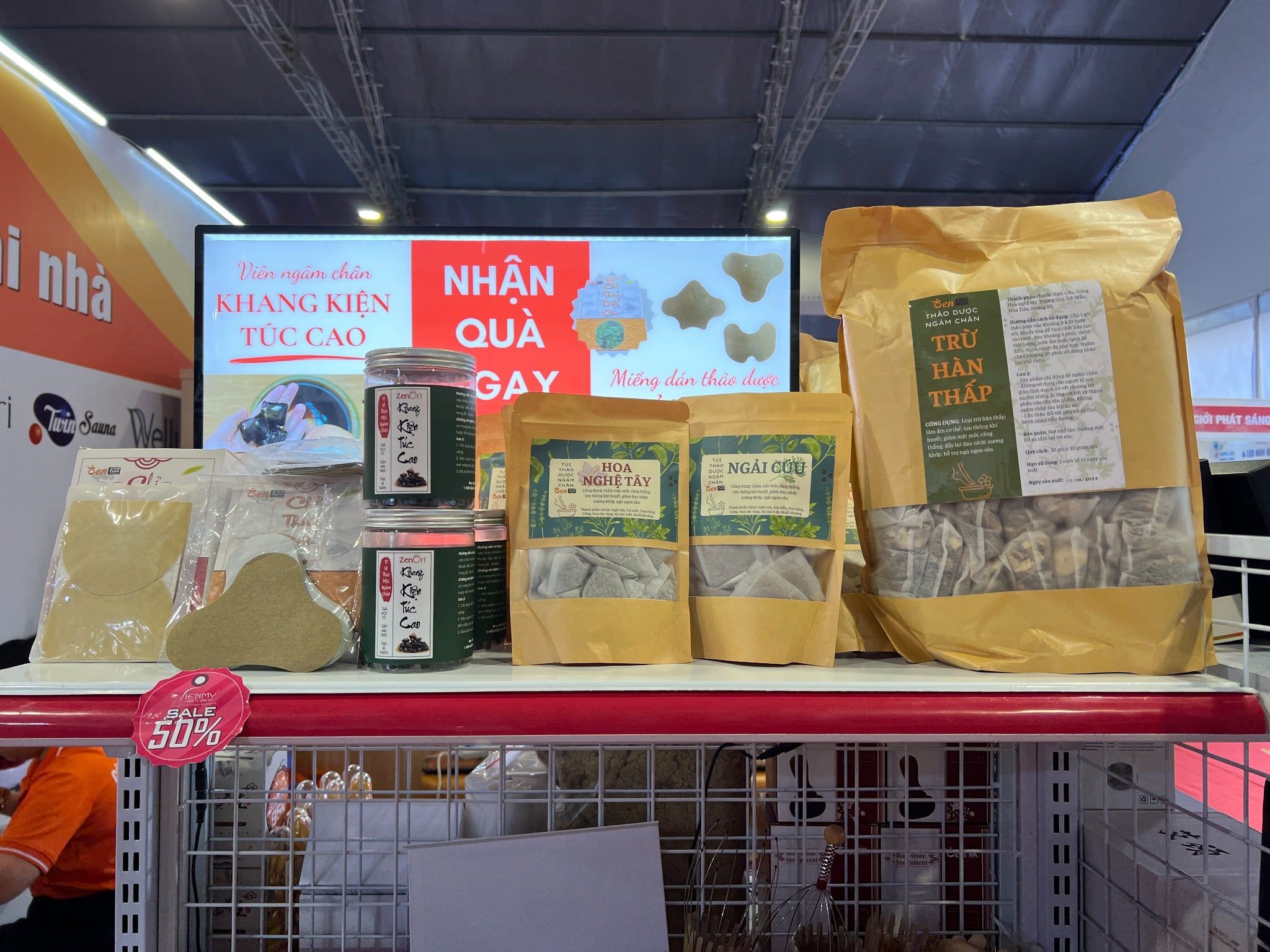  Thảo dược ngâm chân túi lọc Hoa nghệ tây 