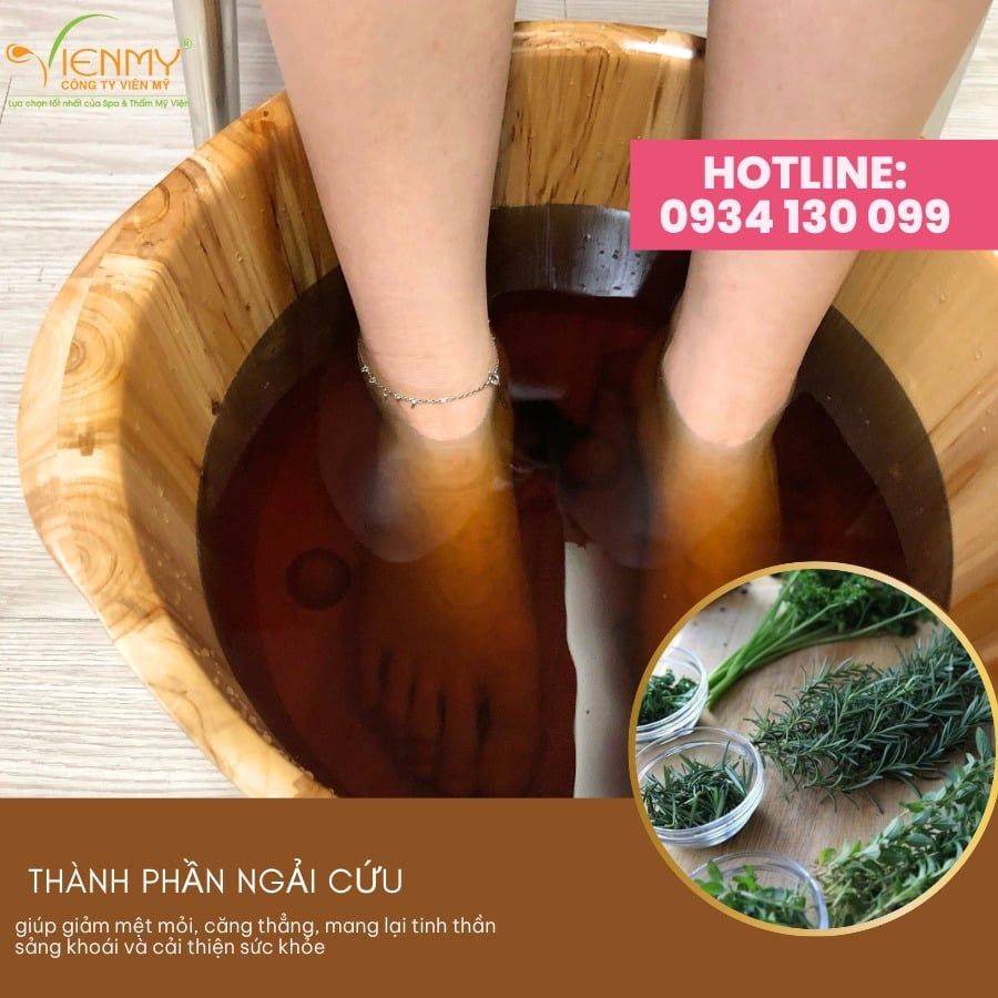  Thảo dược ngâm chân túi lọc Ngải cứu 