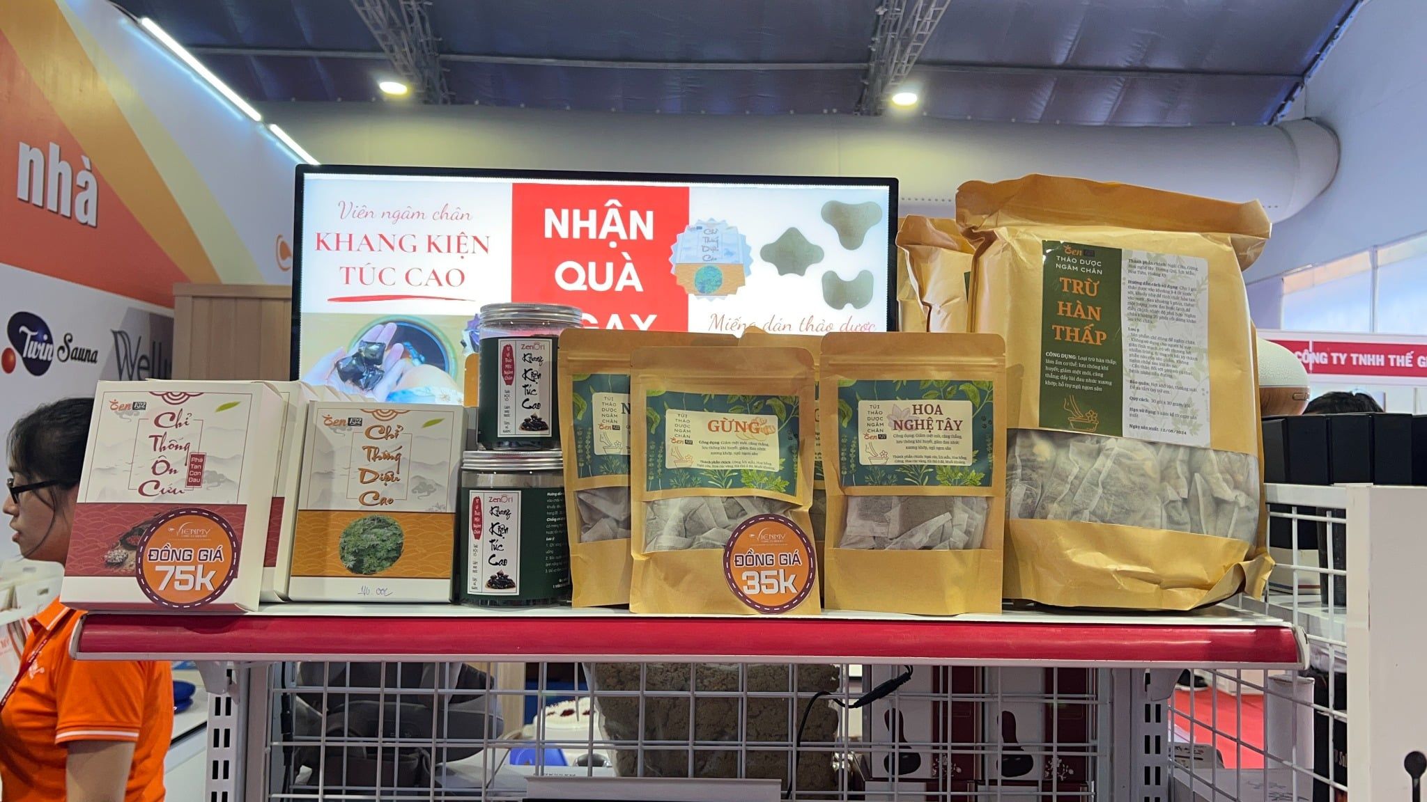  Túi thảo dược ngâm chân Trừ hàn thấp 