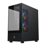 Thùng máy Xigmatek Alphard M 3IF | M-ATX/ITX, Kèm sẵn 3 fan, Đen 
