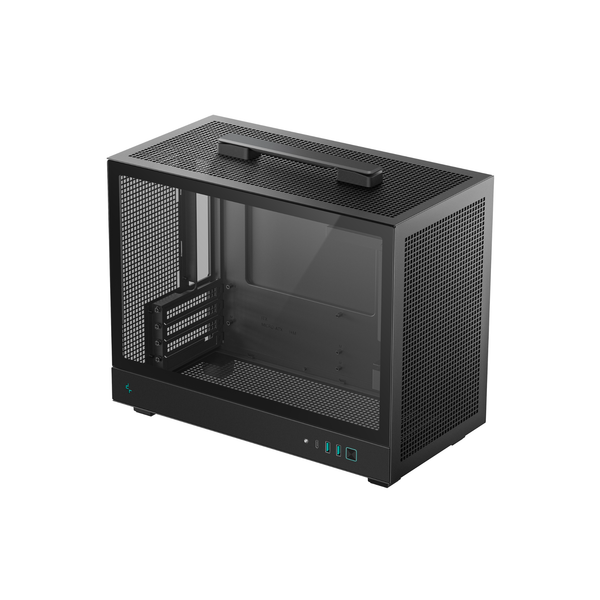  Case Deepcool CH160 Plus Micro ATX | không kèm Fan, Đen 