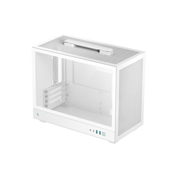  Case Deepcool CH160 Plus Micro ATX | không kèm Fan, Trắng 