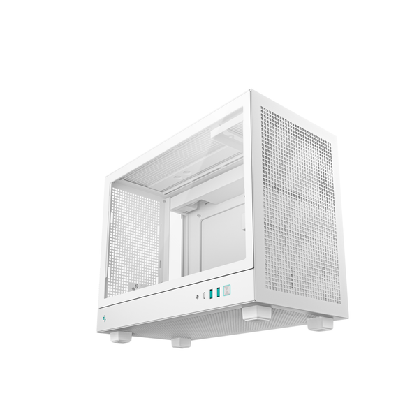  Case Deepcool CH160 Plus Micro ATX | không kèm Fan, Trắng 