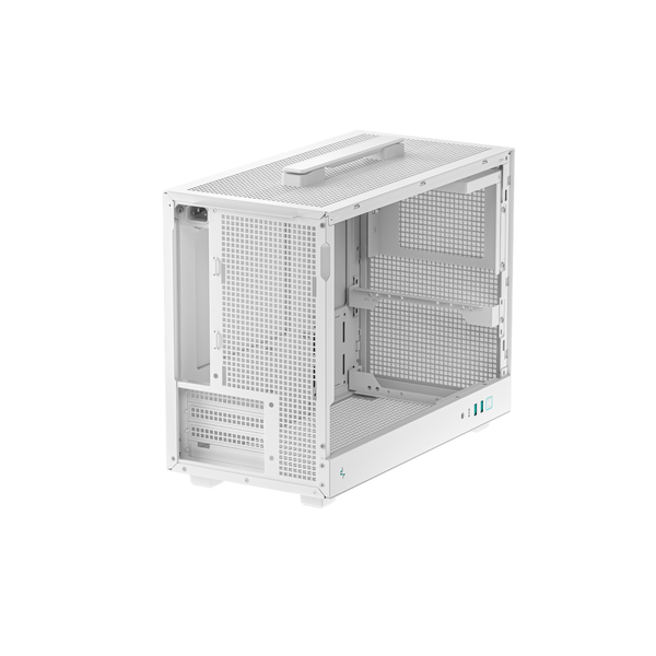  Case Deepcool CH160 Plus Micro ATX | không kèm Fan, Trắng 