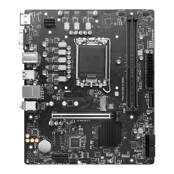  Mainboard MSI PRO H610M-E DDR4 | LGA 1700, mATX, 2 khe RAM 