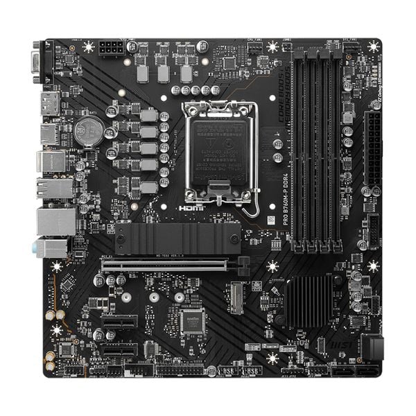  Mainboard MSI B760M-P DDR4 | LGA 1700, mATX, 4 khe RAM 