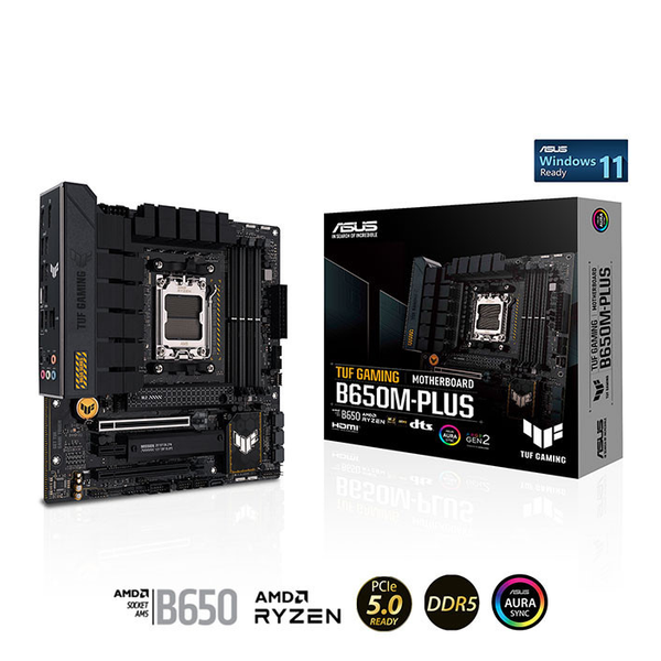 Mainboard ASUS TUF Gaming B650M Plus DDR5 | AM5, mATX, 4 khe RAM 