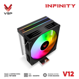  Tản Nhiệt Khí VSP V12 Infinity - Đen 