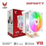  Tản Nhiệt Khí VSP V12 Infinity - Trắng 