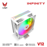  Tản Nhiệt Khí VSP V12 Infinity - Trắng 