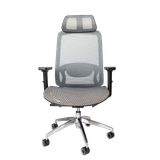  Ghế công thái học UPGEN Lumix 2025 | Đen xám, 120kg, Chân xoay, Lưng lưới 