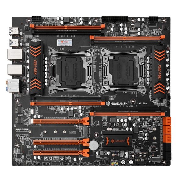  Mainboard Huananzhi X99-F8D DDR4 | LGA 2011, E-ATX, 8 khe RAM 