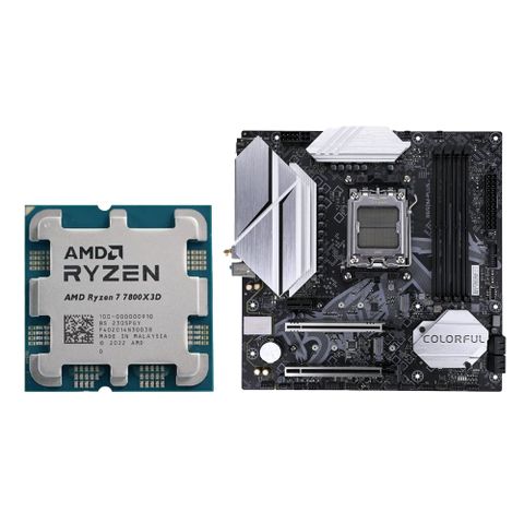 COMBO AMD R7 7800X3D - COLORFUL B650M PLUS WIFI