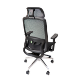  Ghế công thái học UPGEN Lumix 2025 | Đen, 120kg, Chân xoay, Lưng lưới 